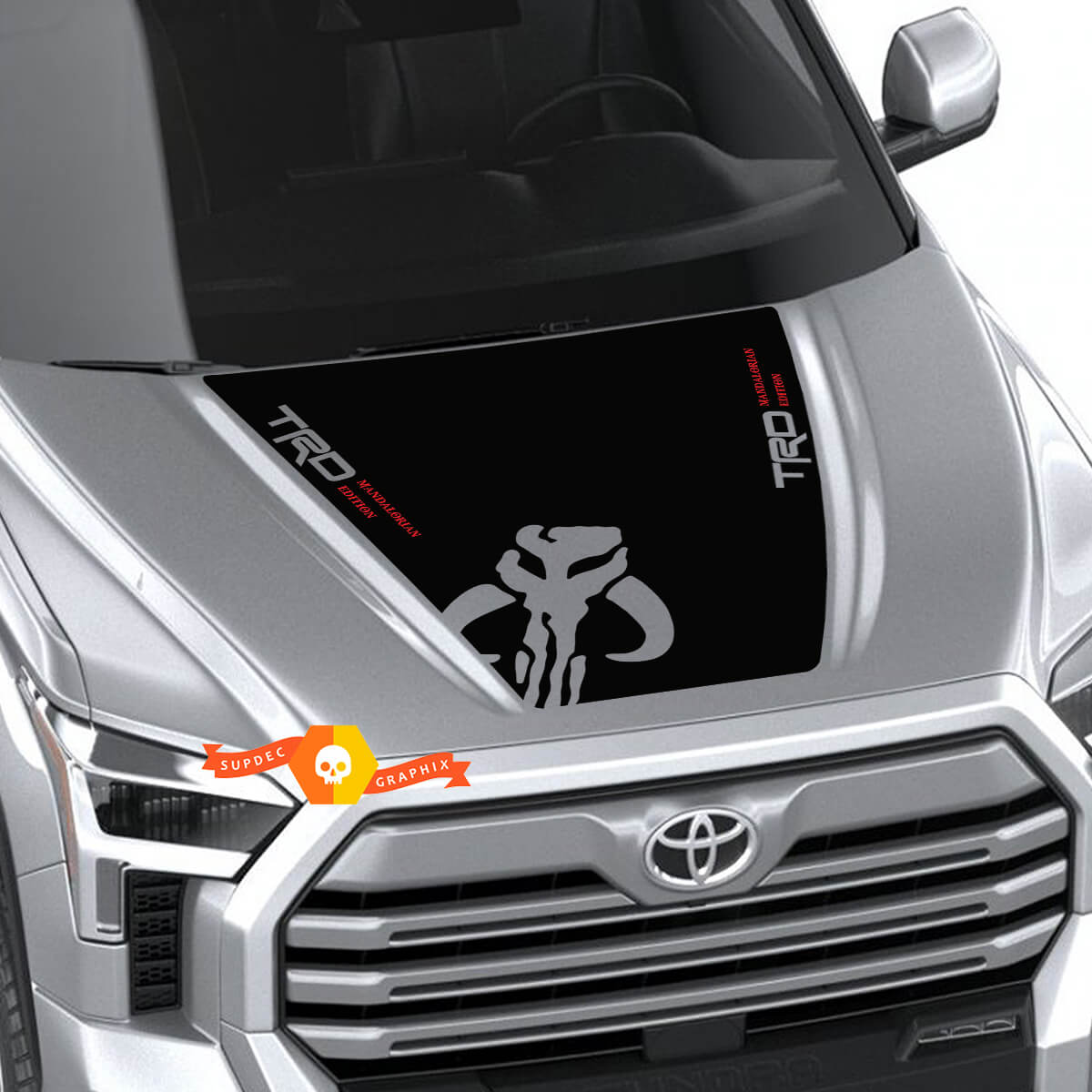 TRD Mythosaur Logo Hood Vinyl Decal Sticker for Toyota Tundra 2022