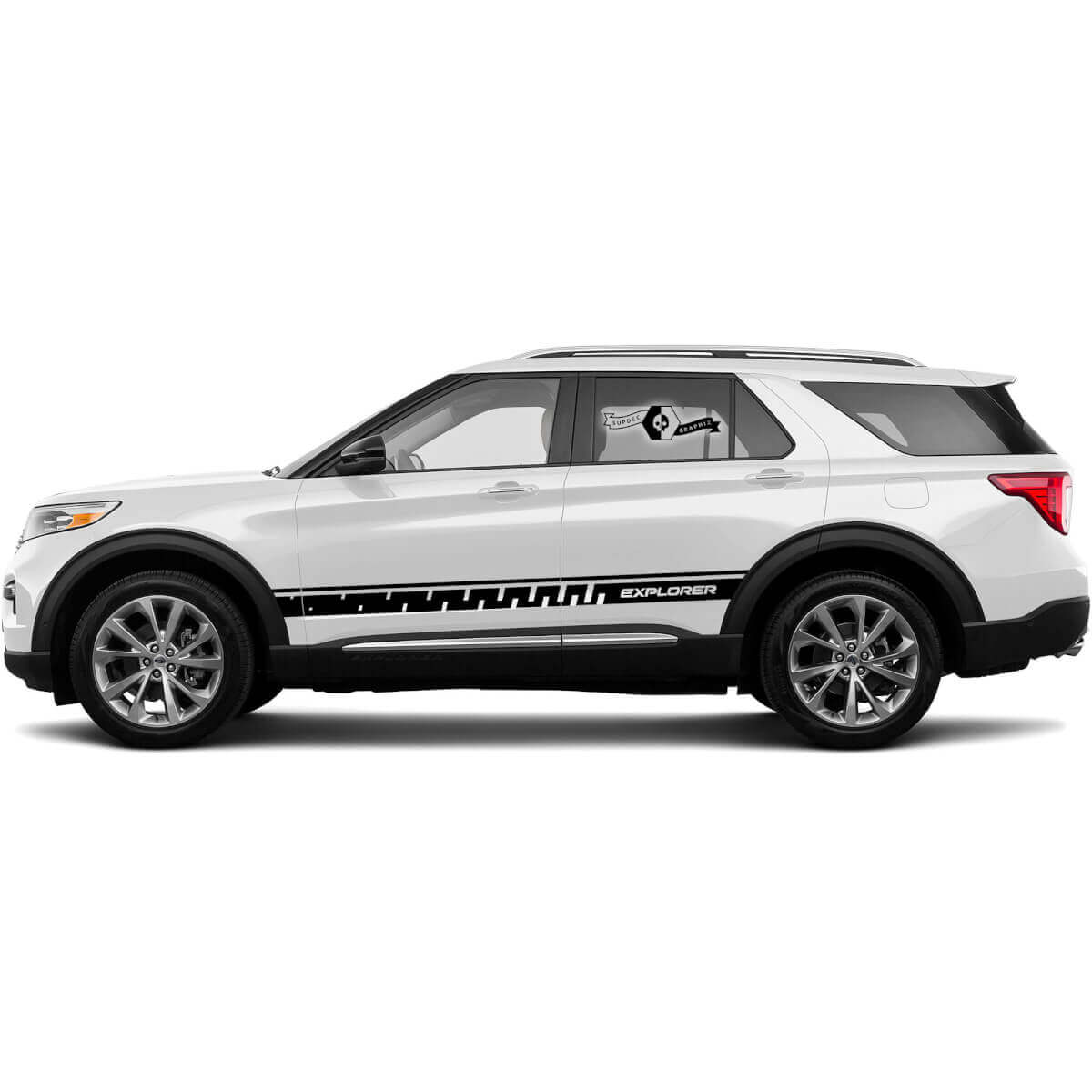 Side Door Stripe Decals Stickers Vinyl Graphics 2 Set Of 2 for Ford Explorer
