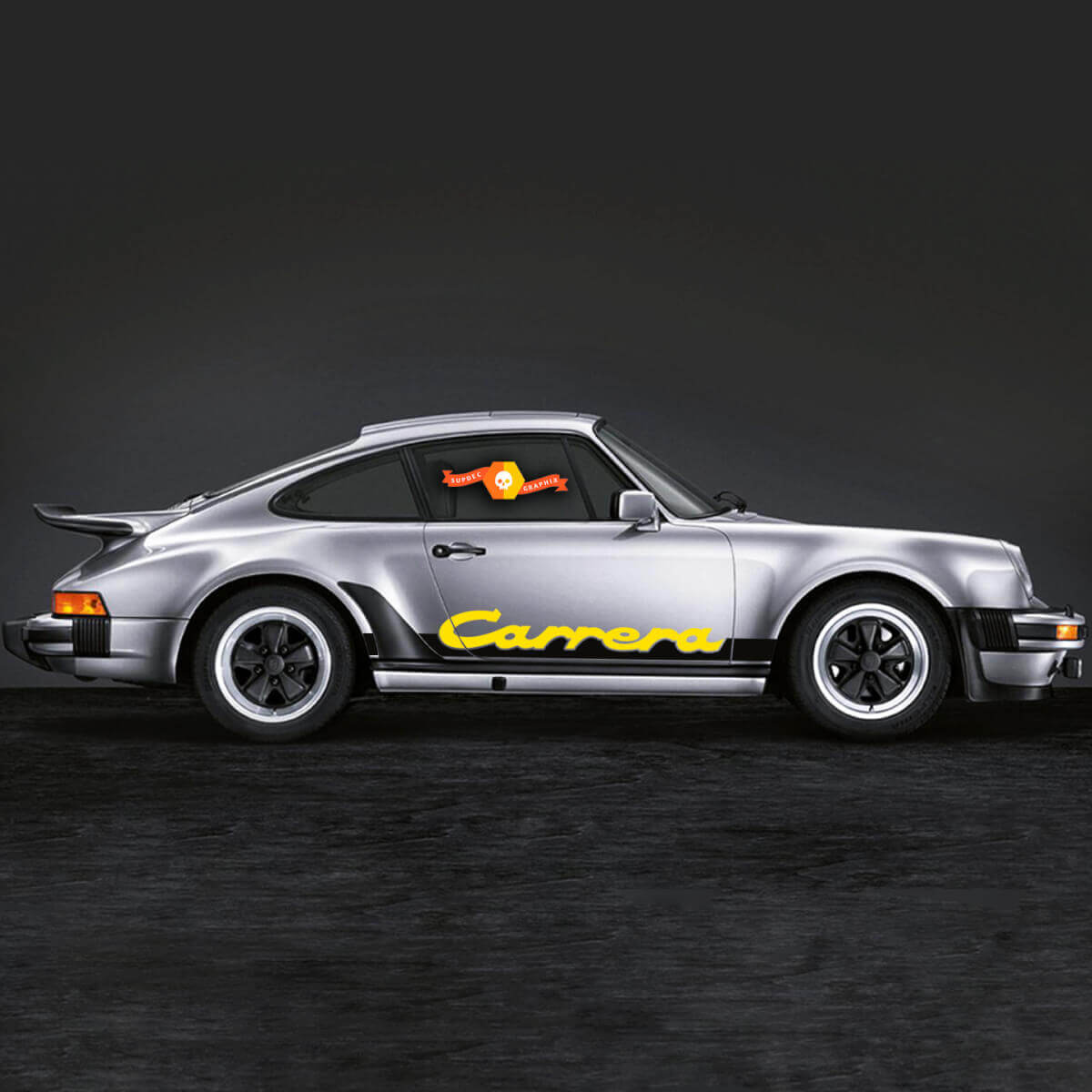 Porsche 911 Carrera Stripes Side Decal Sticker 2 colors