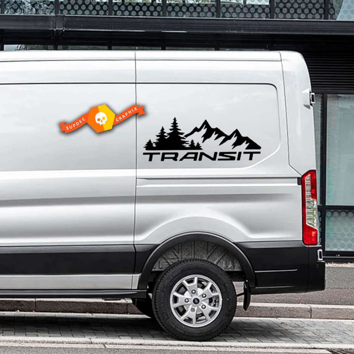 Mountain Forest Landscape Vinyl Stickers Decals for Musclecar Transit