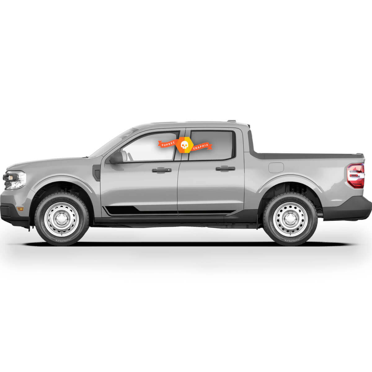 Rocker Panel Graphics Decals Stickers Pair for Ford Maverick FX4 2022