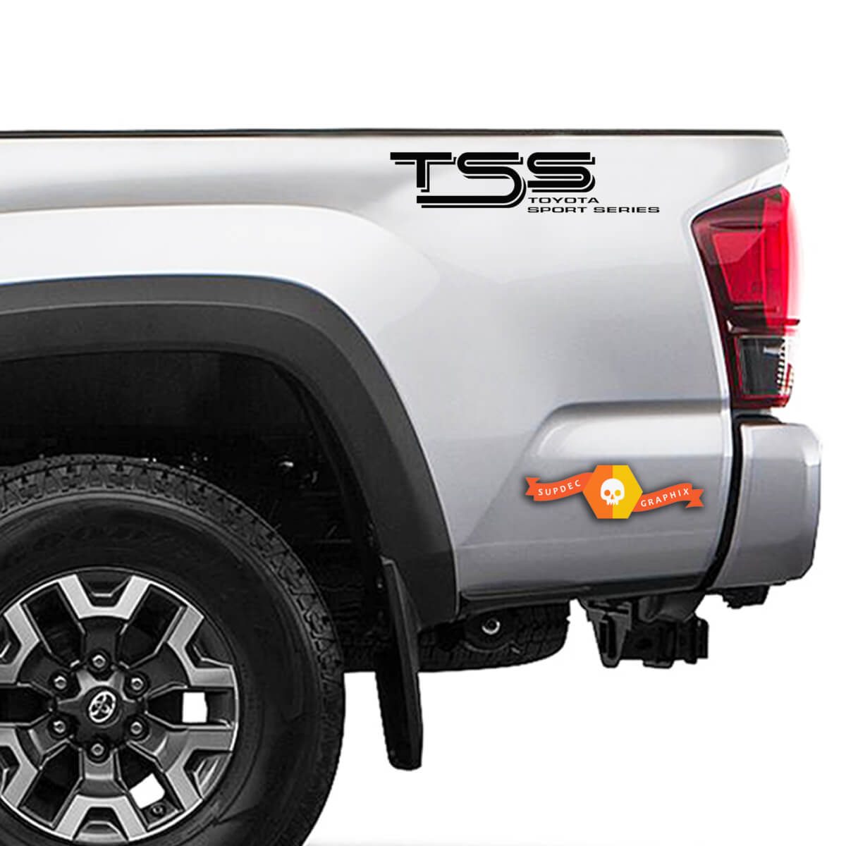 thumbnail image 2 of TRD 4X4 Off-Road Decal Set - 2 Vinyl Stickers For Toyota Tacoma/Tundra Bedside, 22x3.1 Inches, Glossy Finish 2 of 12