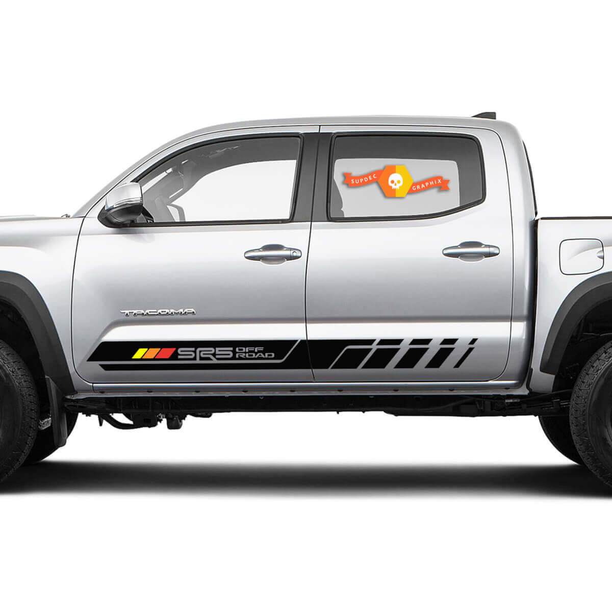 SR5 Off Road Stripes Side Door Vinyl Decal Sticker for Toyota Tacoma