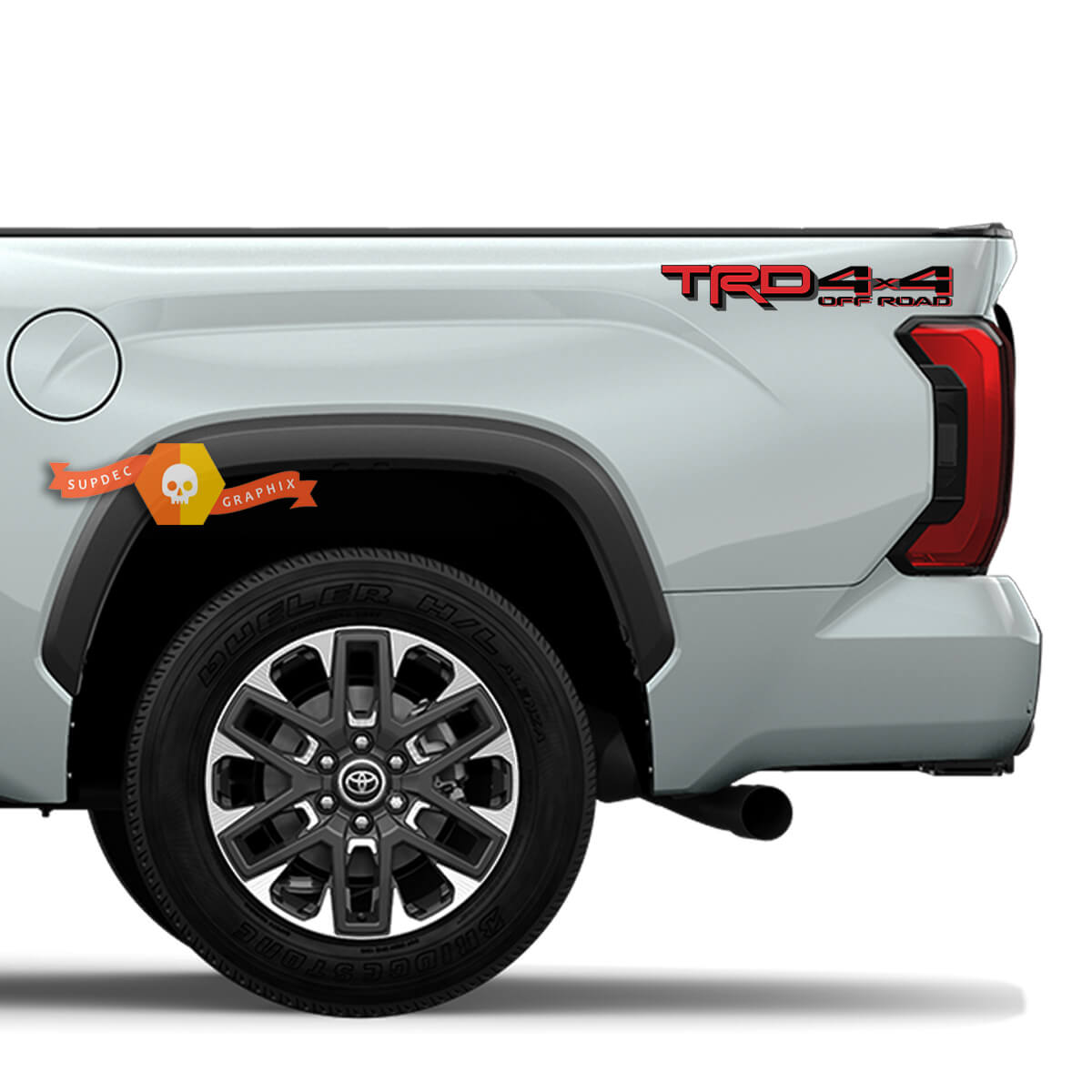 2 side 2022+  2023+ Toyota TRD Truck Off Road  4x4 Trd Off-Road Exterior-Tailgate Tacoma Tundra Decal Vinyl Sticker