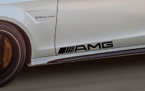 2er Pack AMG Aufkleber CLS S55 Mercedes Benz Sport