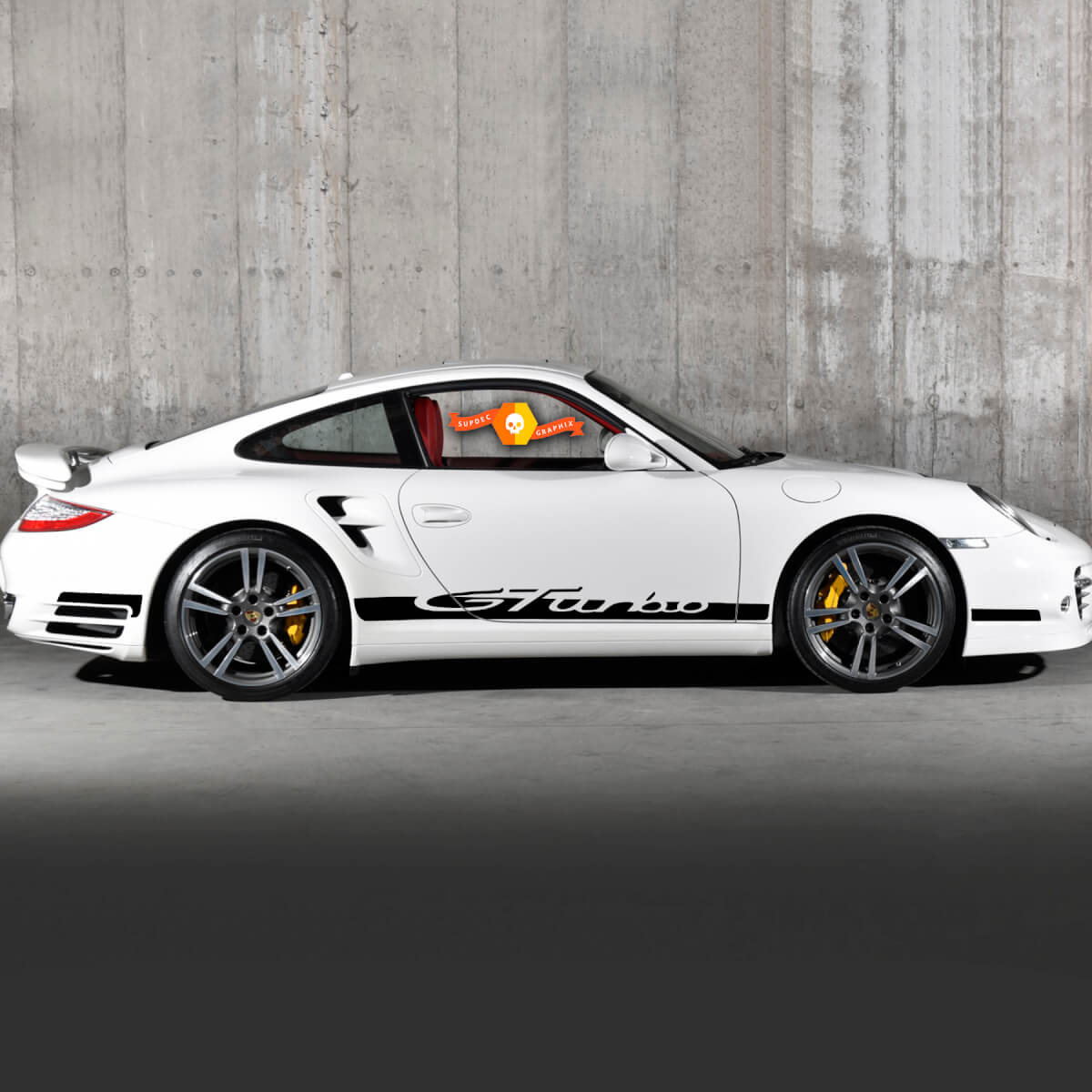 Porsche Rocker Panel Racing Turbo Seite Seitenstreifen Aufkleber Aufkleber