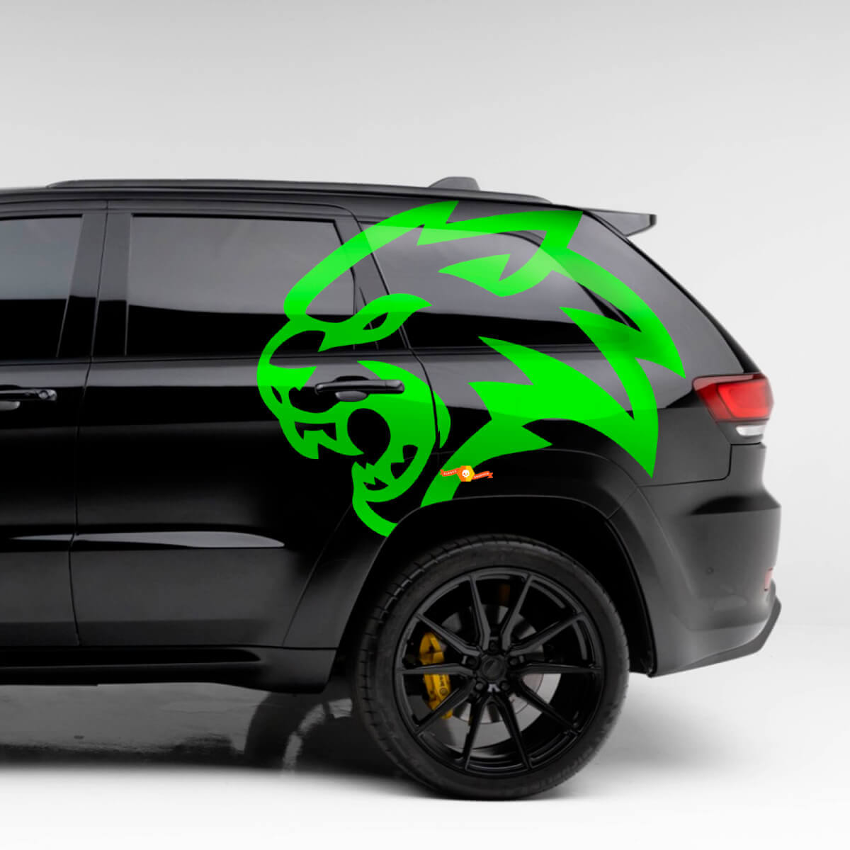 Graphite Side Vinyl Sticker Decal for Jeep Grand Cherokee TrackHawk