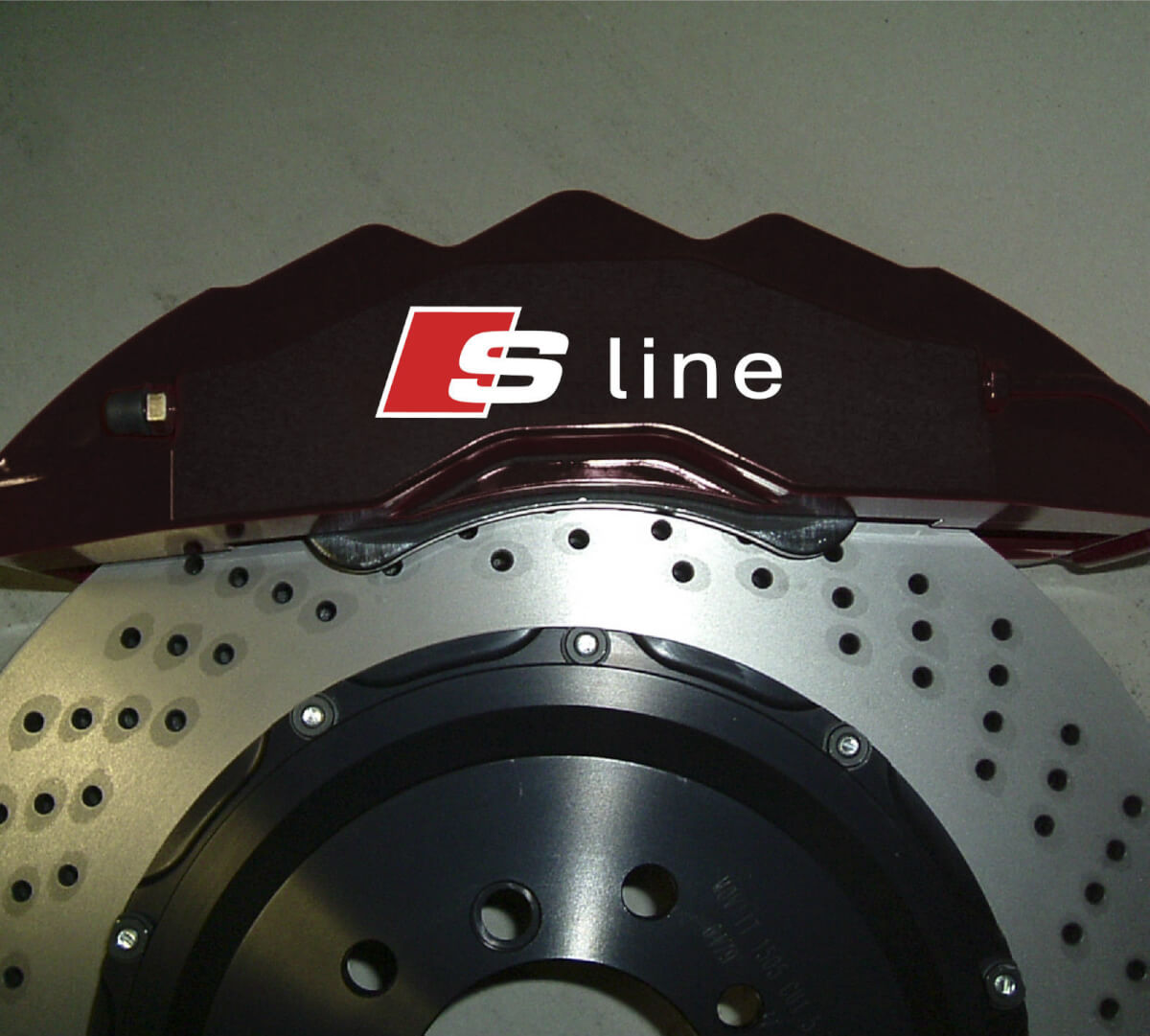 6 x AUDI S-Line Premium Brake Caliper Decals Stickers TT RS S3 S