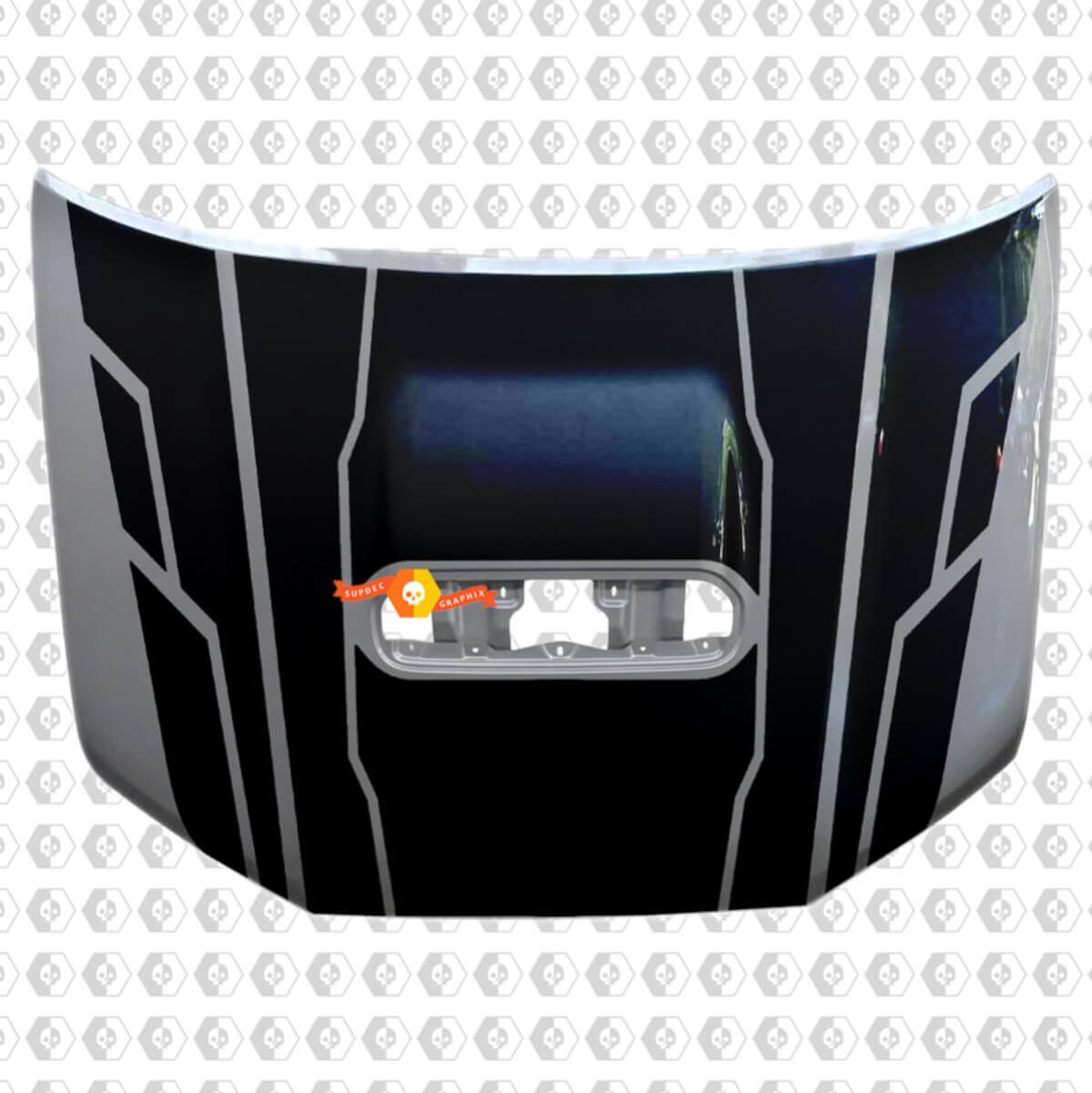 TRD 4Runner Hood Decal with Scoop Stripes Vinyl Sticker 5th Generation Toyota 4Runner