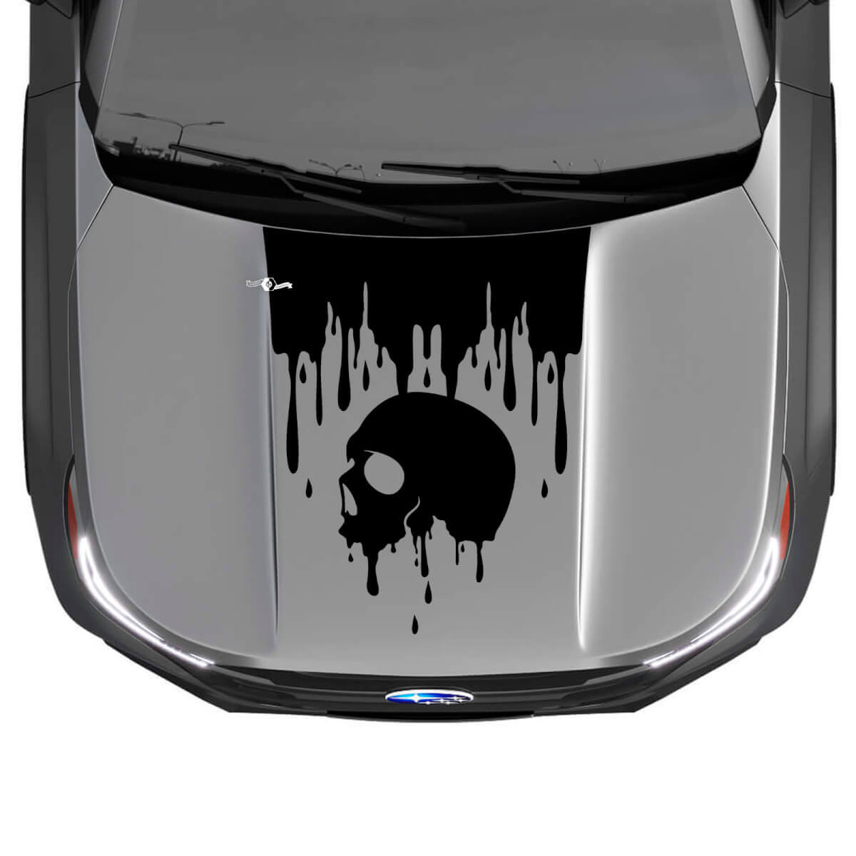 Hood Skull Blood Graphics Vinyl Stickers Decals for Subaru Forester