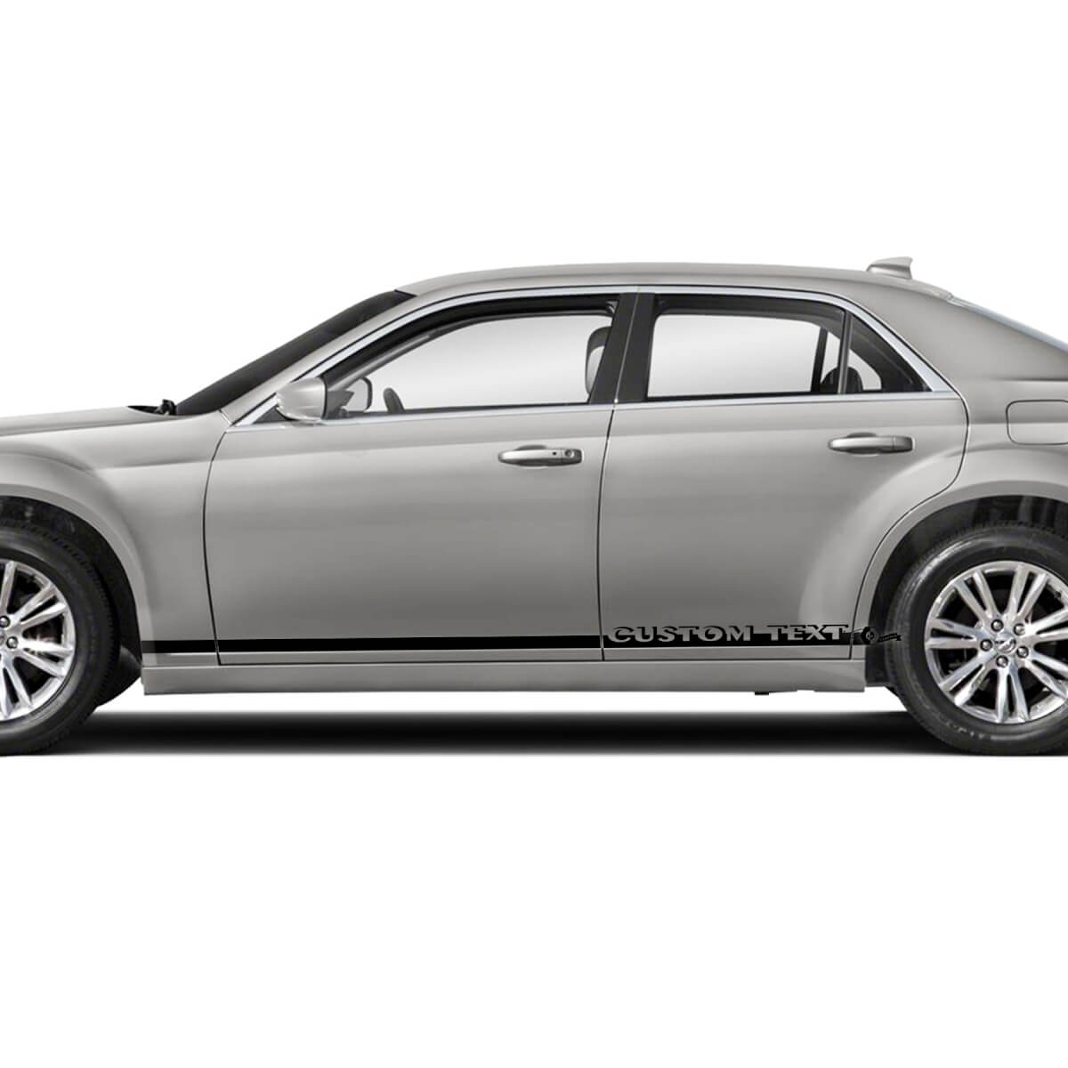 Side Doors Rocker Panel Graphics Car Vinyl Decal Sticker for Chrysler 300