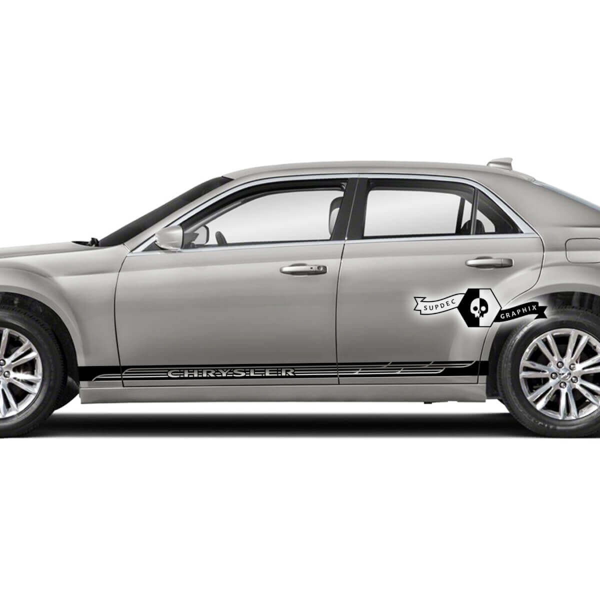 2X Chrysler 300 Side Rocker Panel Graphics Car Vinyl Decal Sticker