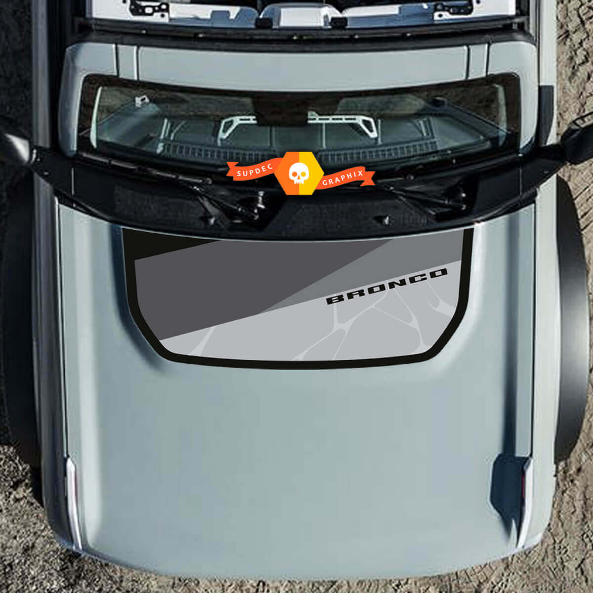 Hood Wrap Graphics Decal Sticker for Musclecar horse