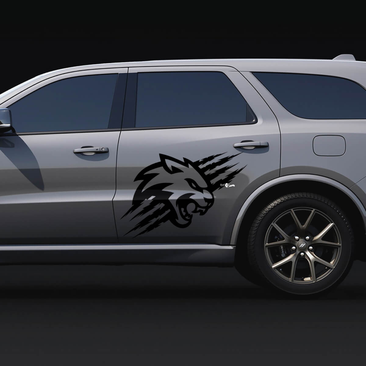 Scratches Claws WildCat Logo Doors Graphics Car Vinyl Decals Stickers for Dodge Durango SRT