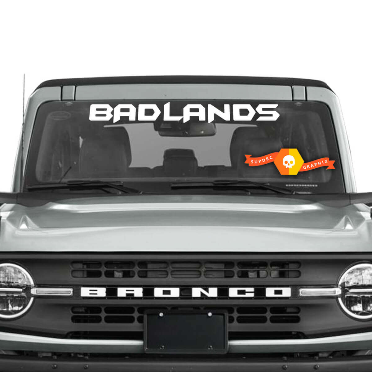 Windshield Decal Sticker for Ford Bronco Badlands