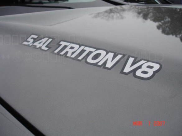 5.4L Triton V8 Hood Truck Vinyl Decal Stickers for Ford F-150