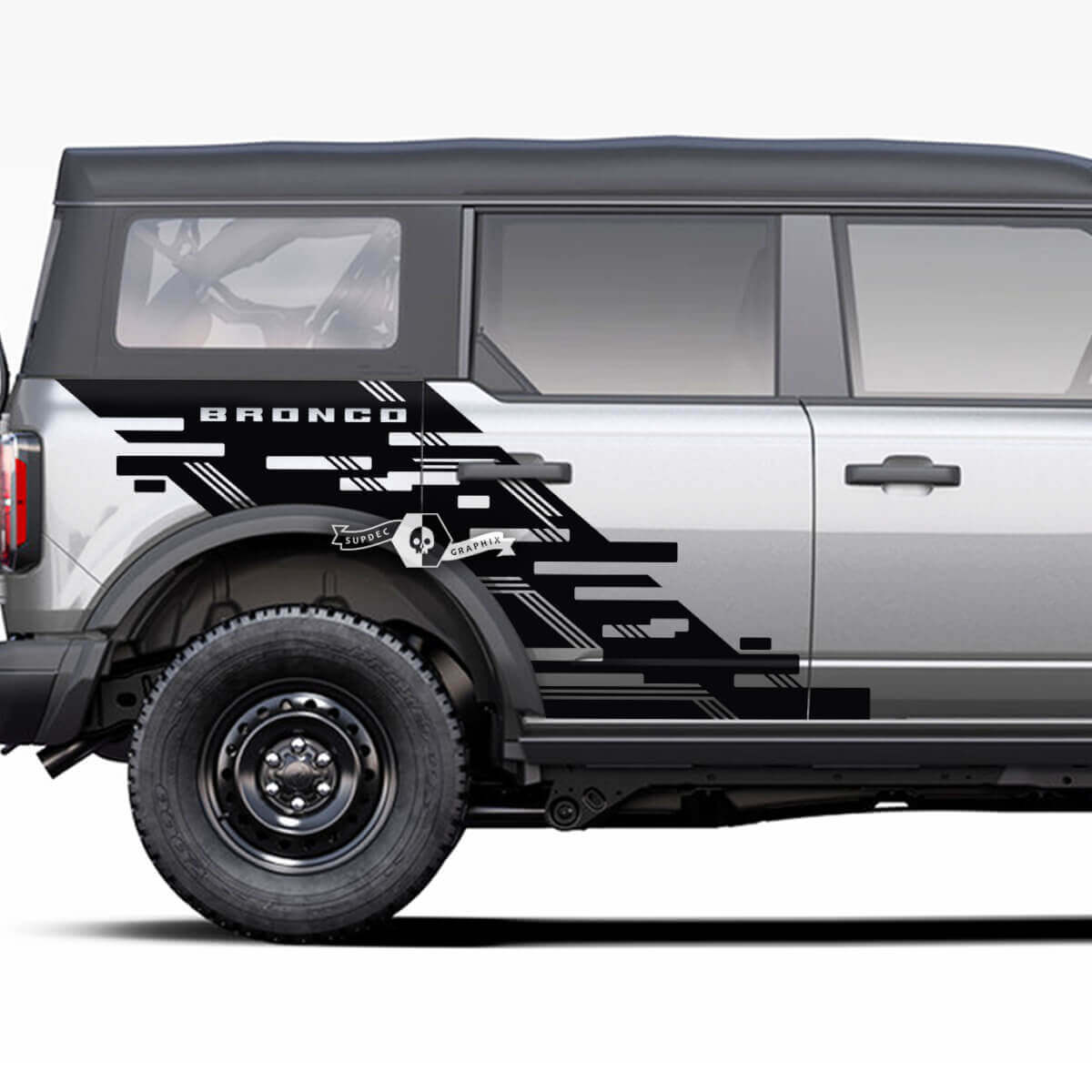 Side Fender Ford Bronco Graphics Splash Decals Stickers Bed Fender 