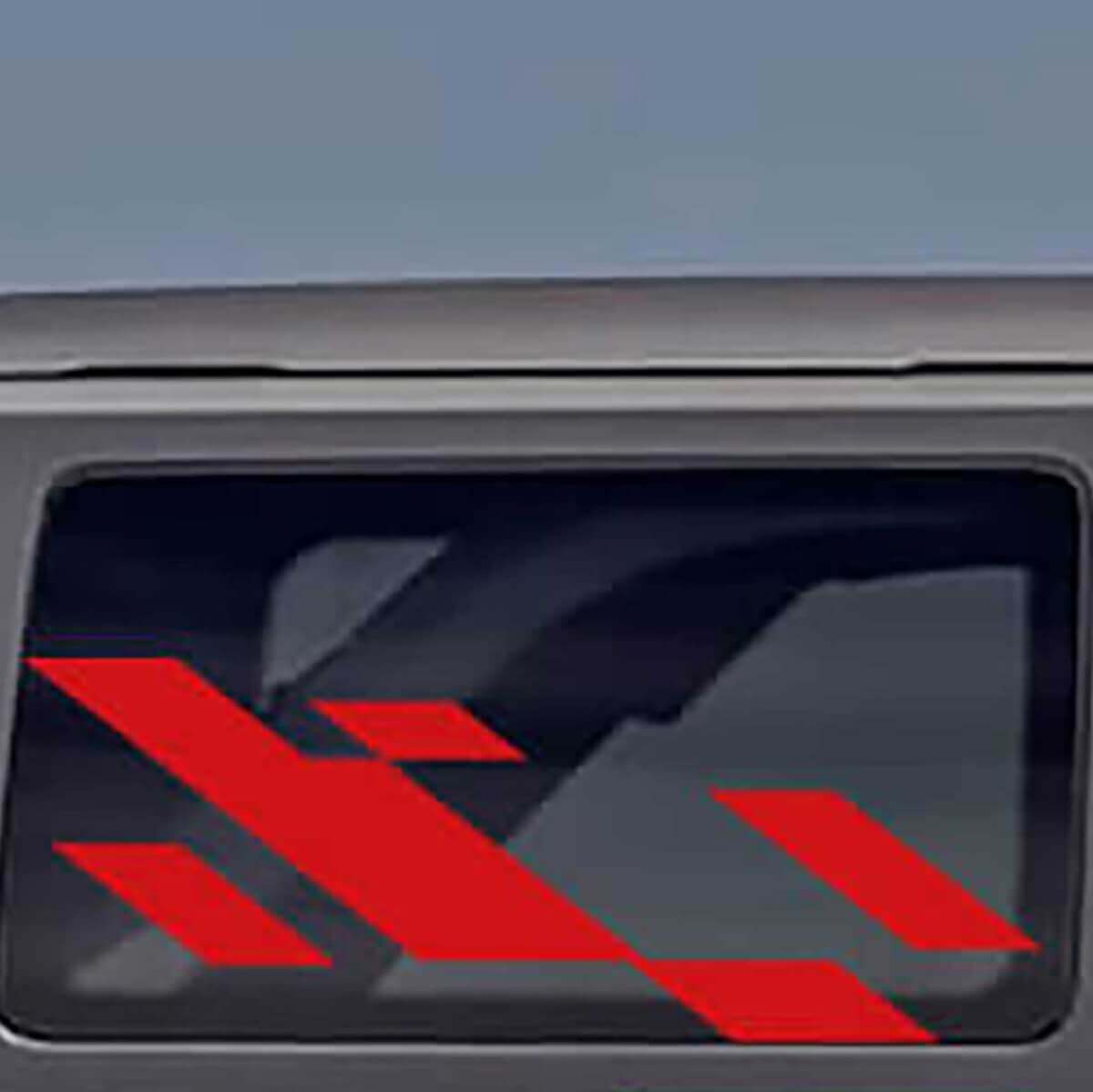 Rear Window Vinyl Decal Graphics Kit for Musclecar horse