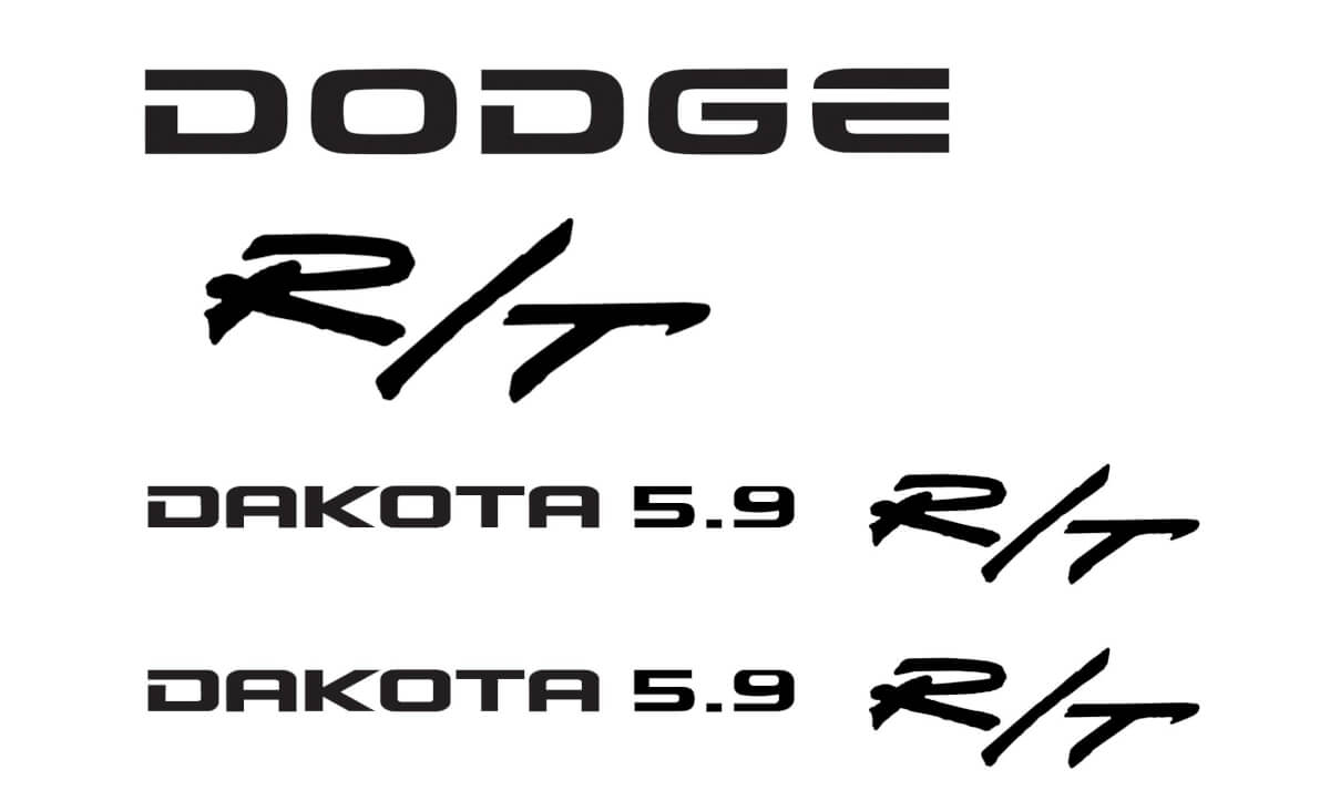 5.9 Decal Sticker Kit for Dodge Dakota (Many Colors)