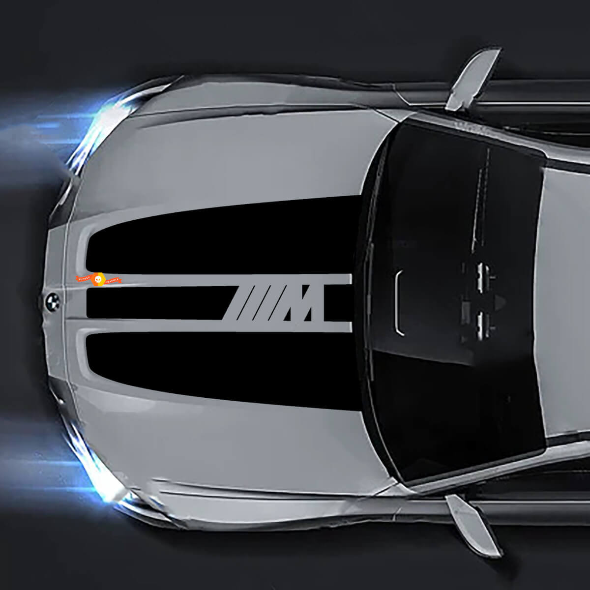 2021+ BMW M4  G82 G83 M3 G80 M Performance Hood M vinyl decal sticker