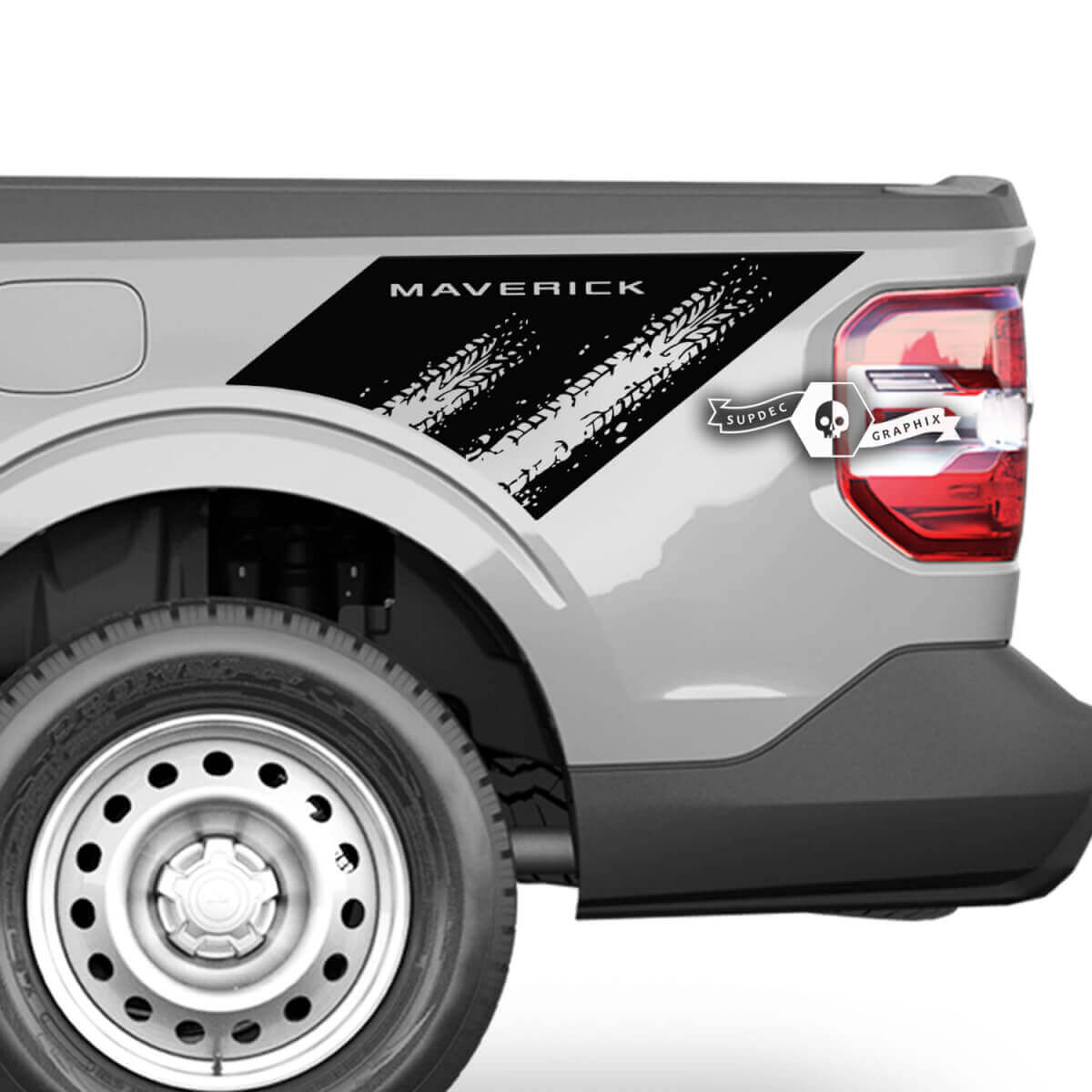 Bed Splash Mud Side Graphics Decals Stickers for Ford F-150 XLT Maverick