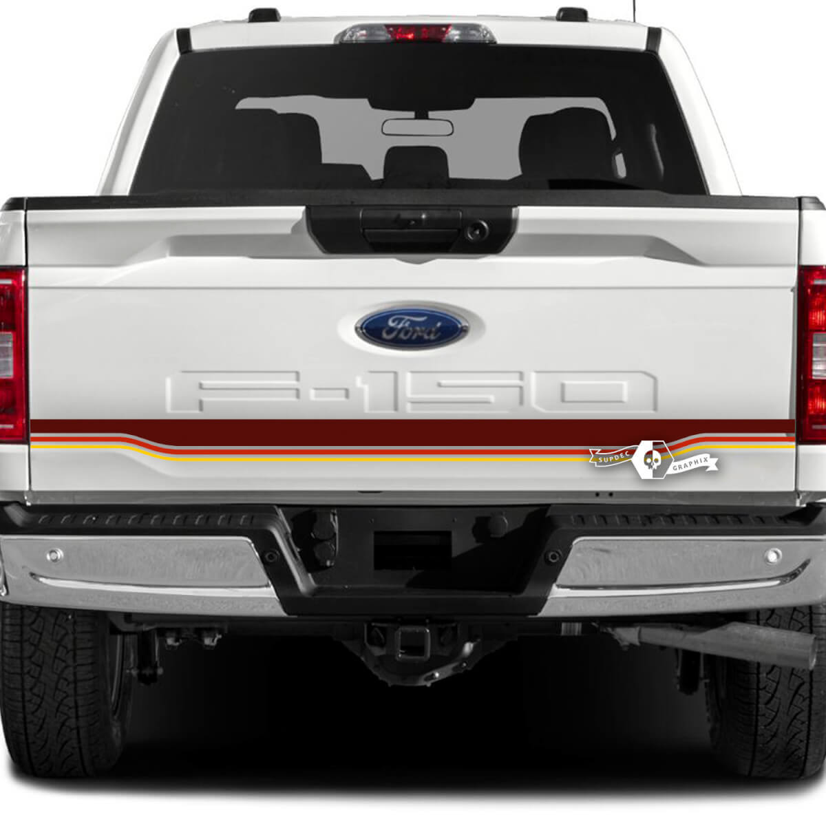 Tailgate Stripe Logo Side Graphics Decals Stickers for Ford F-150 XLT