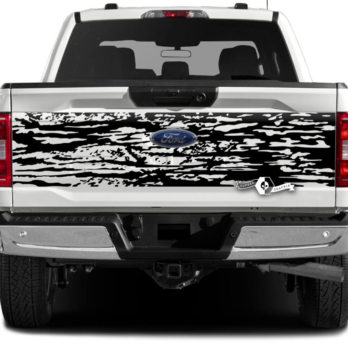 Tailgate Splash Mud Graphics Decals Stickers for Ford F-150 XLT