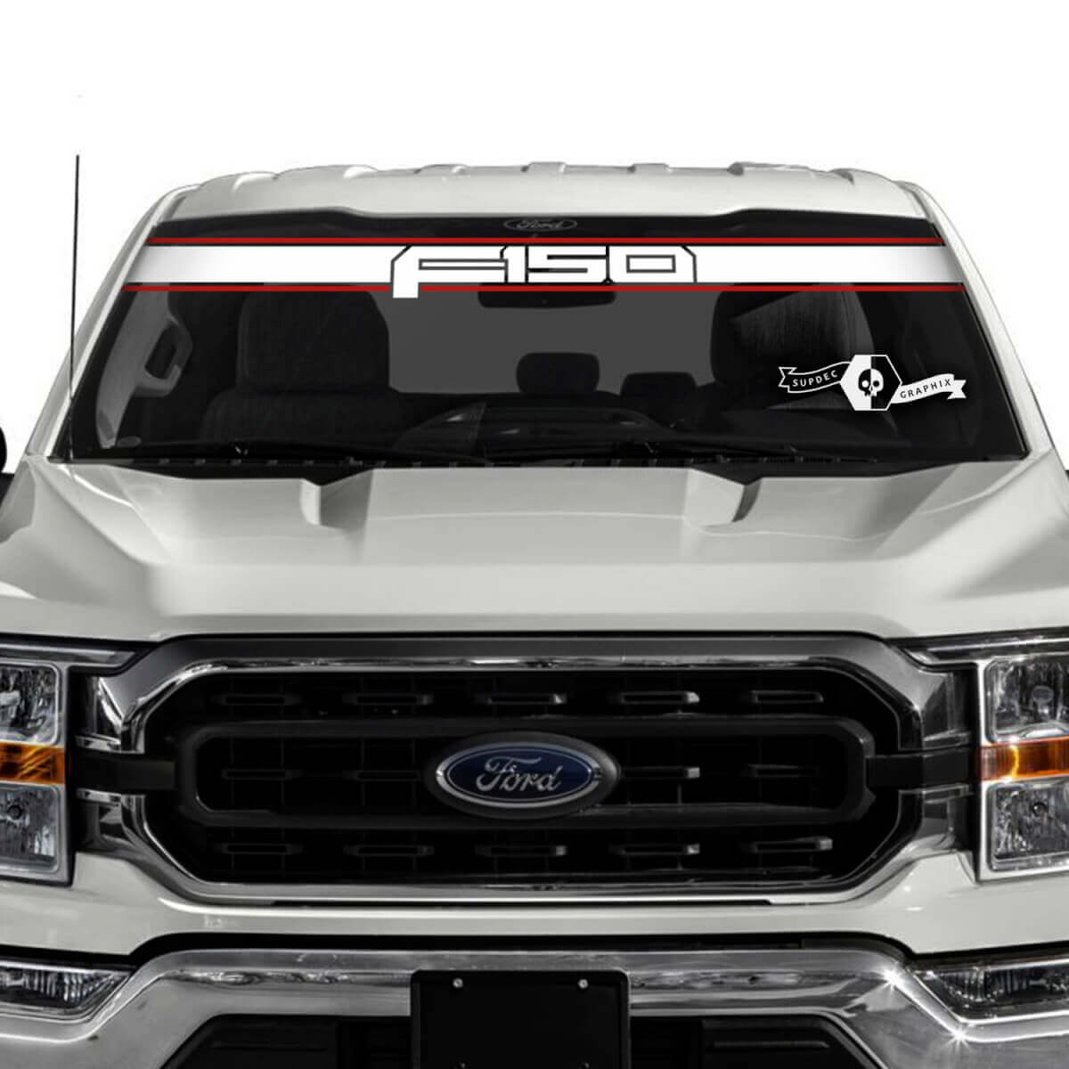 Logo Window Windshield Trim Graphics Decals Stickers for Ford F-150
