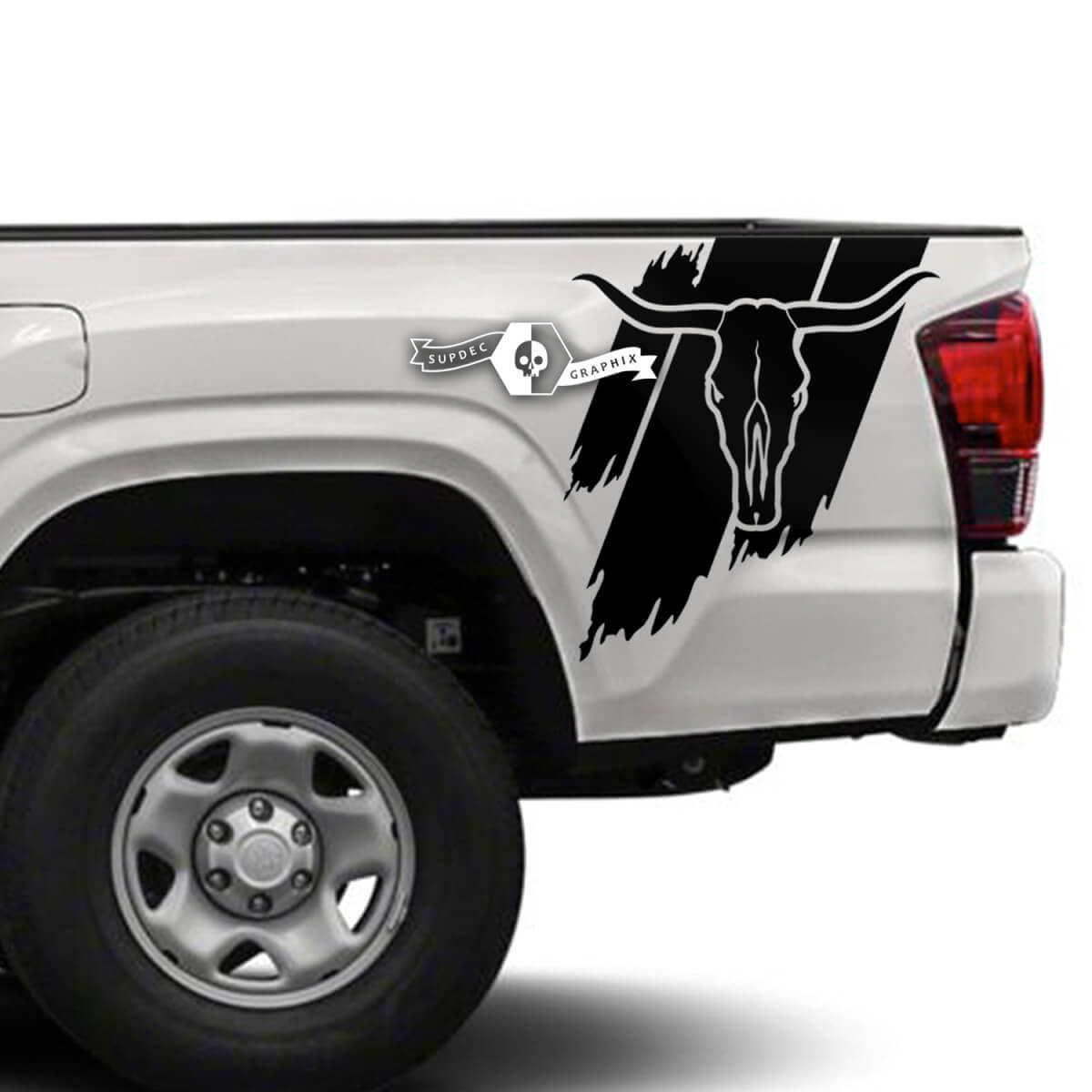 2x Toyota Tacoma SR5 Bed Side Deer Mud Vinyl Decals Graphic Sticker