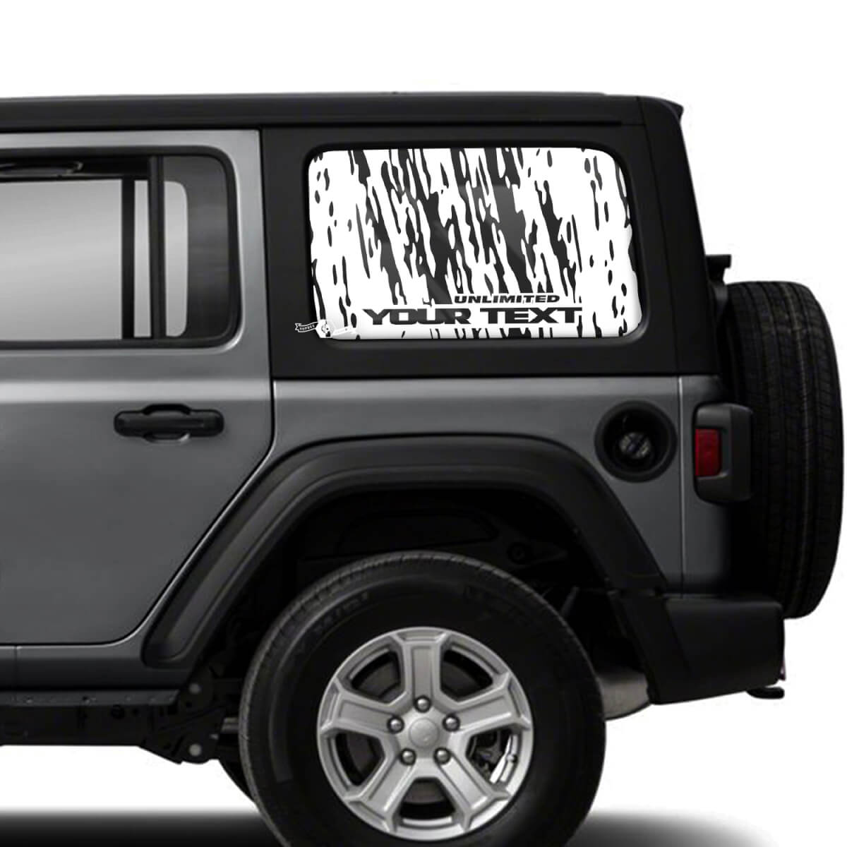 Doors Window Side Mud Vinyl Sticker Decal for Jeep Wrangler Unlimited