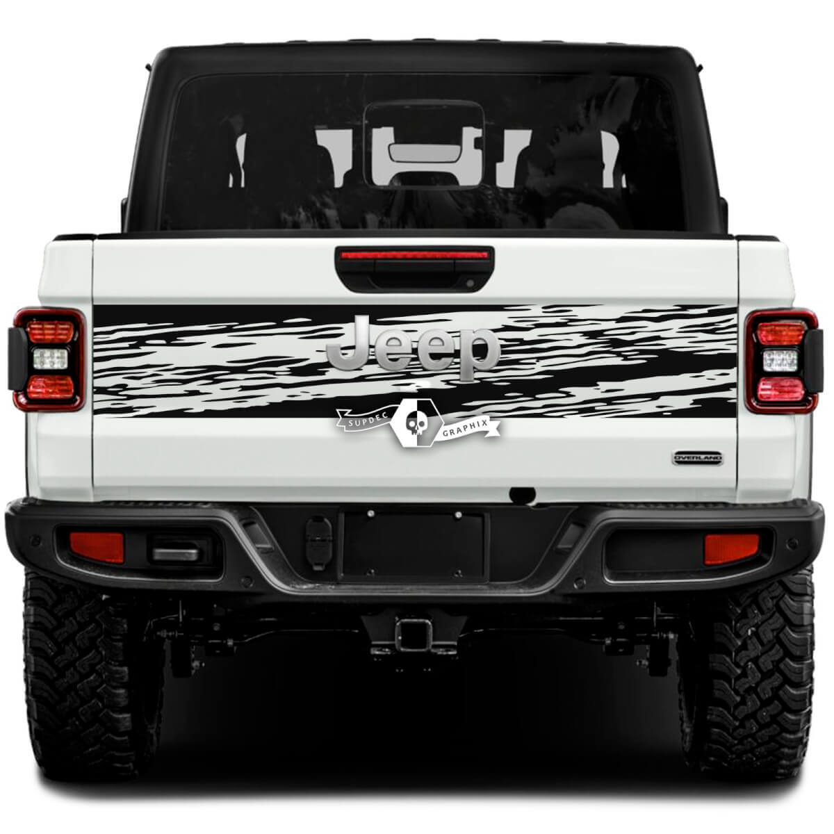 Wrap Mud Stickers Decals Vinyl Graphics Tailgate Bed Vinyl Stickers Decals for Jeep Gladiator
