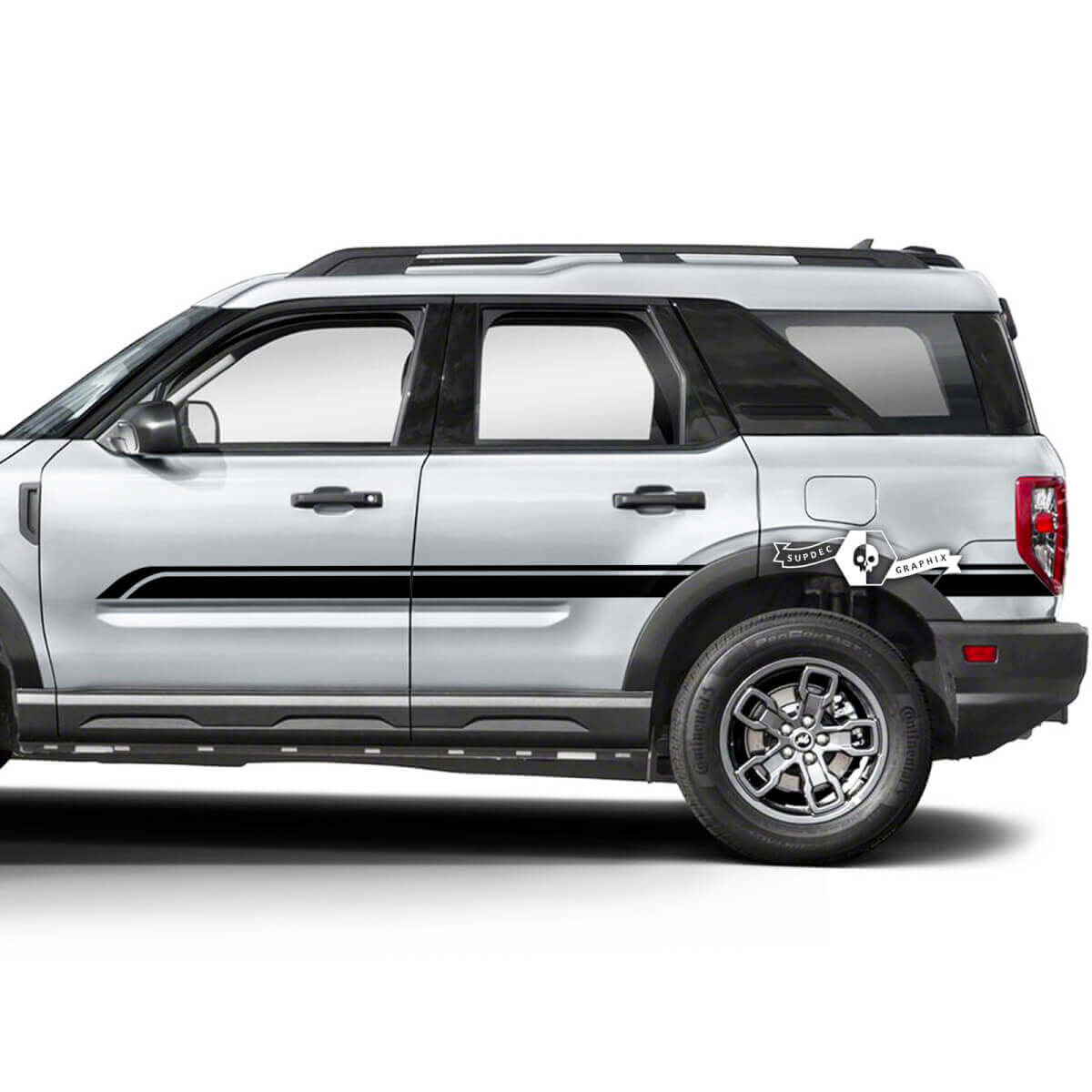 Doors Side Fender Trim Line Decals Stickers for Musclecar horse