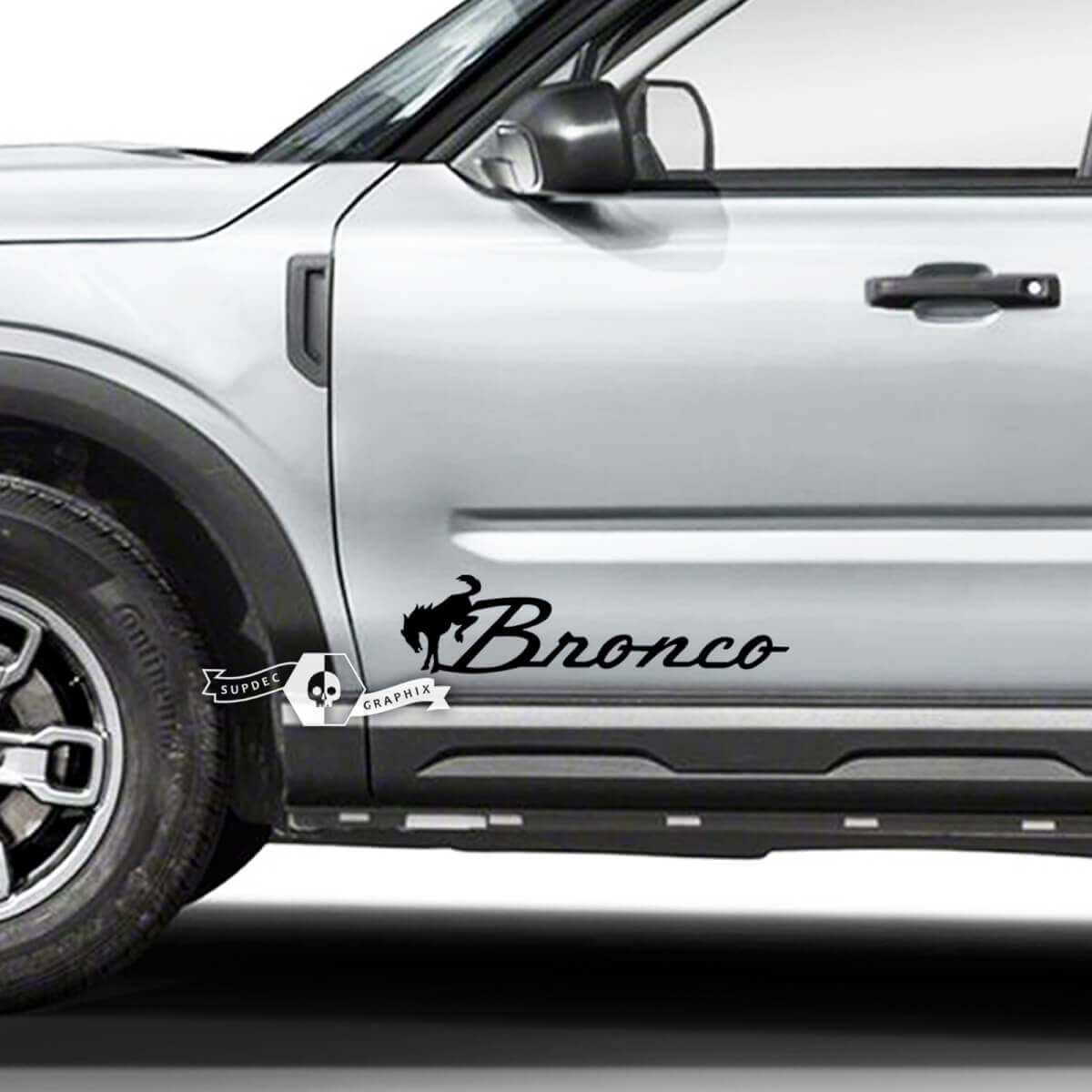 Doors Side Vinyl Decal Graphics for Ford Bronco