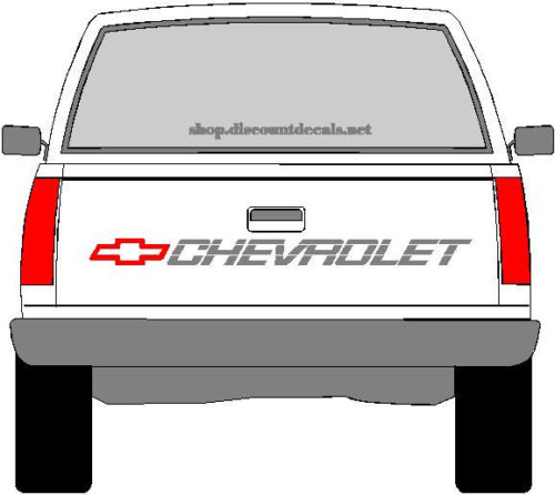 Decal 6 to 8 Year Outdoor Life 3 inch by 42 inch Lavender Purple Chevy Bowtie and Chevrolet Tailgate Graphic Sticker Emblem 