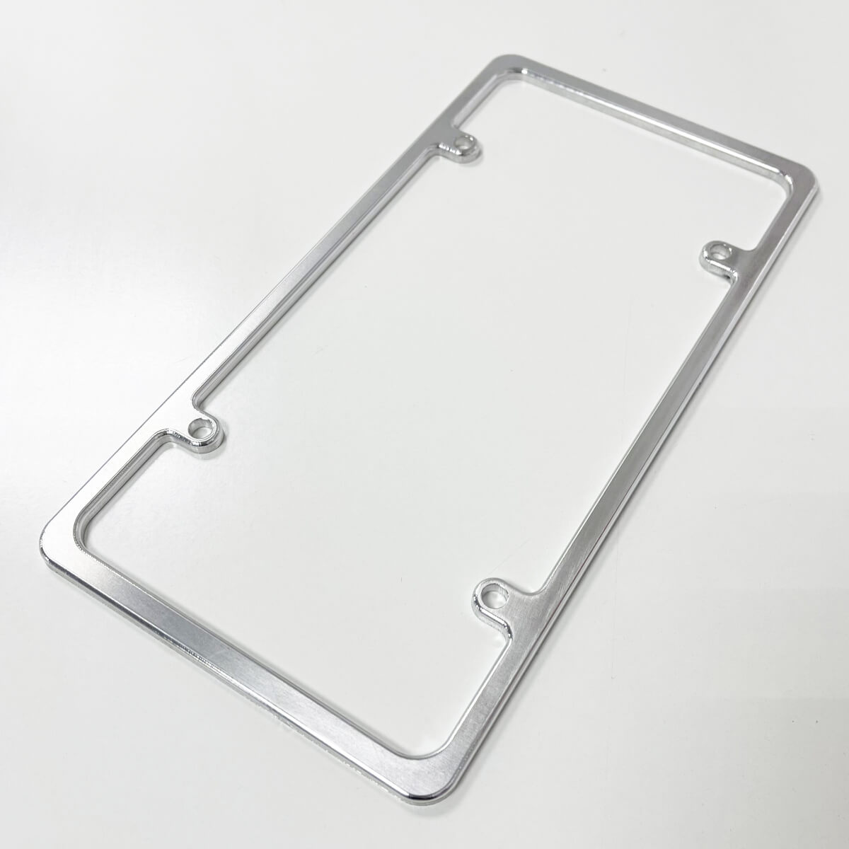 Blank Billet Slimline US USA License Plate Frame CNC Aircraft Grade Aluminum