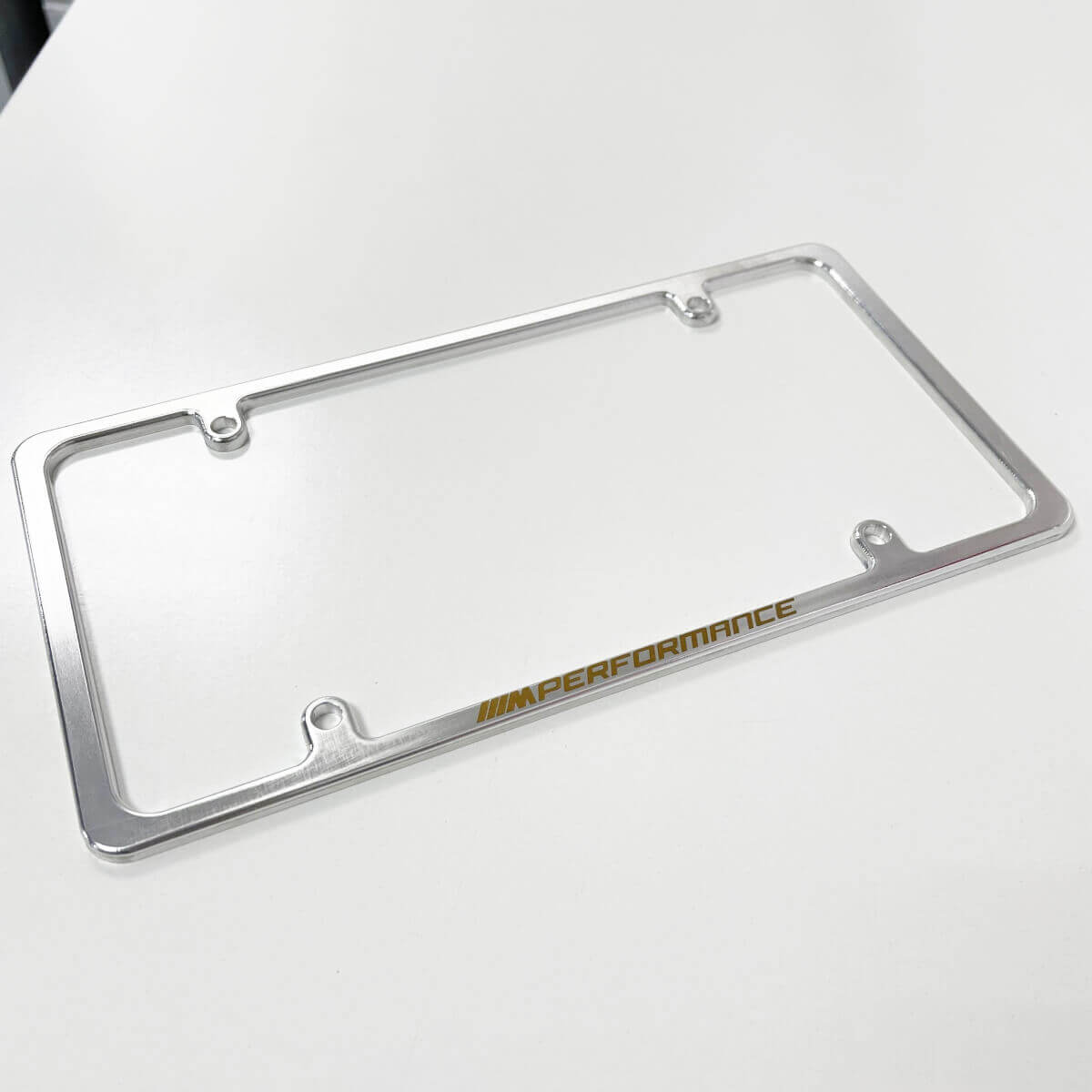 M Performance Billet Slimline US USA License Plate Frame CNC Aircraft Grade Aluminum