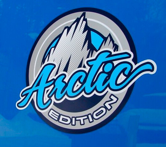Arctic Edition Badge Emblem Vinyl Sticker Decal for Jeep Truck