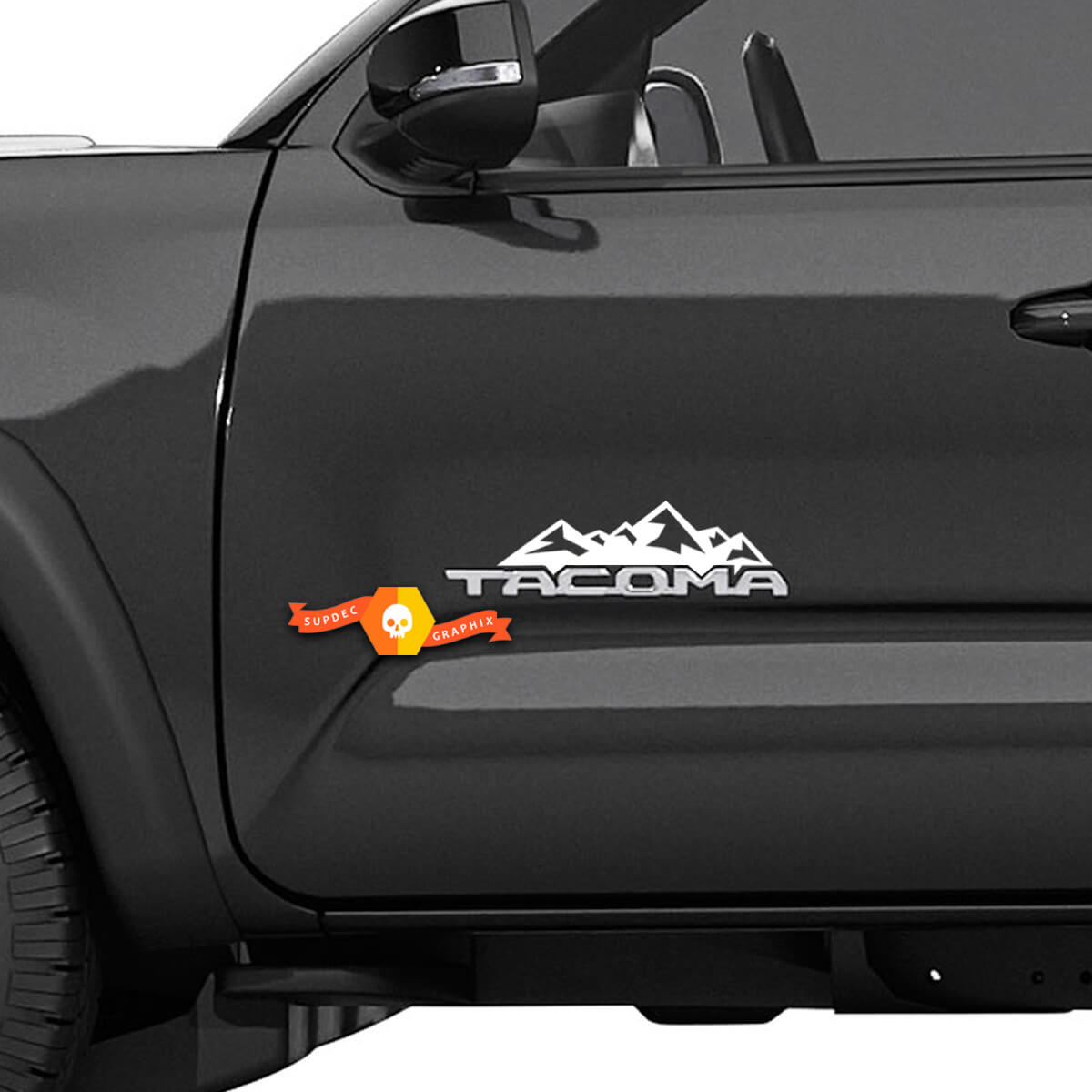 Mountain Range Badge Side Vinyl Decal Sticker for Toyota Tacoma