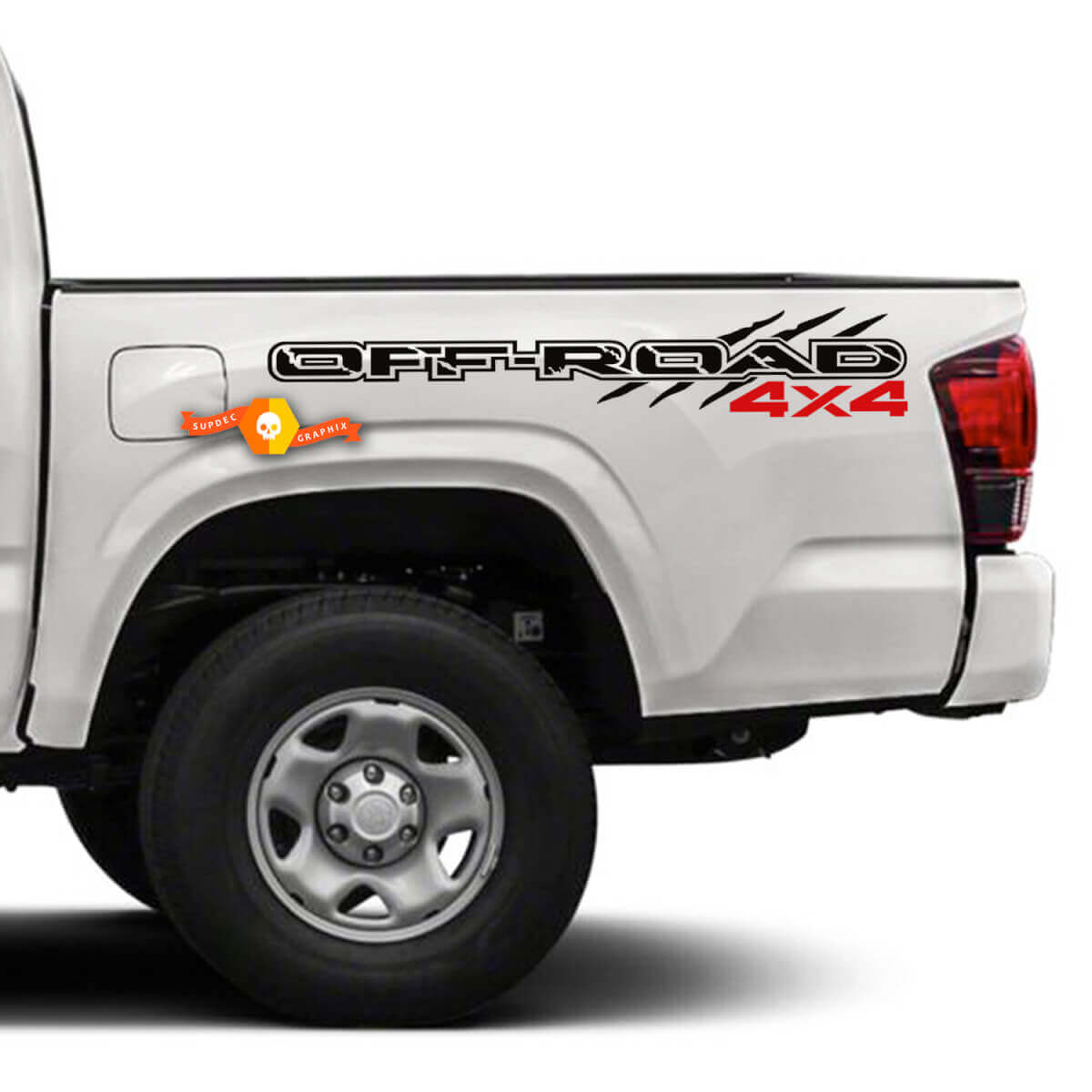Pair Off Road Sport Tacoma Tundra TRD Bed Decals Stickers Raptor Style 2 Colors
