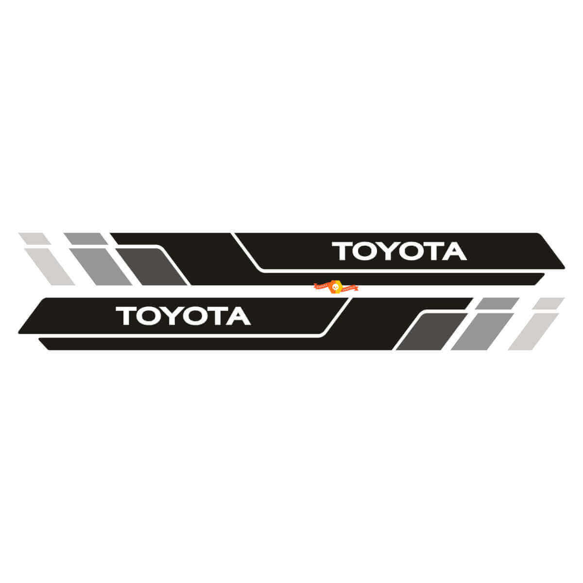 2 Toyota Tacoma Side Doors Stripes Rocker Panel Vinyl Stickers Decal Kit for Toyota Tacoma