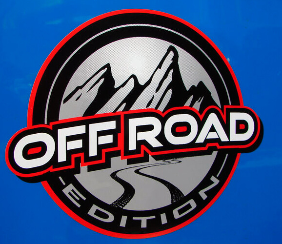 Off Road Edition Badge Emblem Vinyl Sticker Decal for Jeep ATV Truck