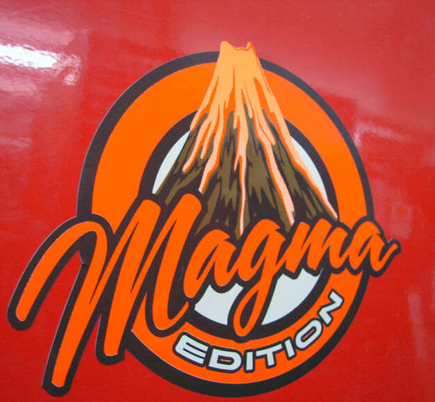 Magma Edition Badge Emblem Vinyl Sticker Decal for Jeep ATV Truck