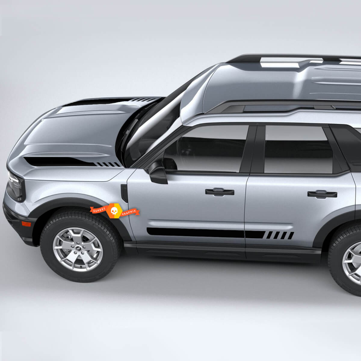 Ford Bronco Sport First Edition Kit Hood and Sides Stripes Decals Stickers