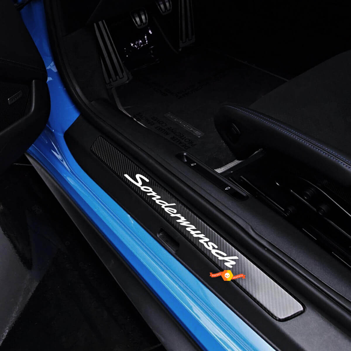 Sonderwunsch Door Sill Vinyl Decal Sticker for Porsche 911 GT3 RS (992)