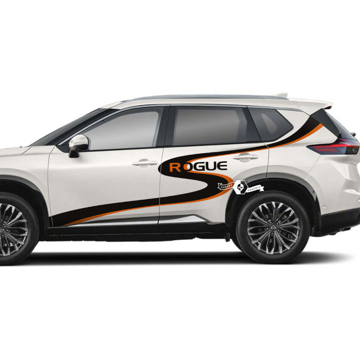 Nissan Rogue S Wave Side Doors Vinyl Decal Sticker Graphic