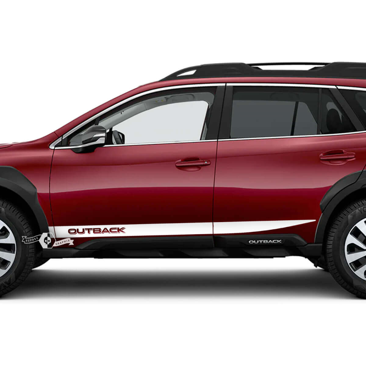 Side Rocker Panel Vinyl Sticker Decal Graphic for Subaru Outback