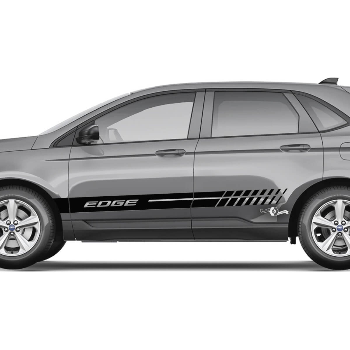 2x Side Ford Edge Doors Vinyl Racing Stripes body decal vinyl graphics sticker 2