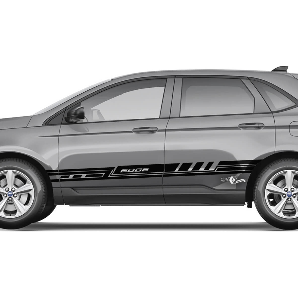 2x Side Ford Edge Doors Vinyl Racing Stripes body decal vinyl graphics sticker 3