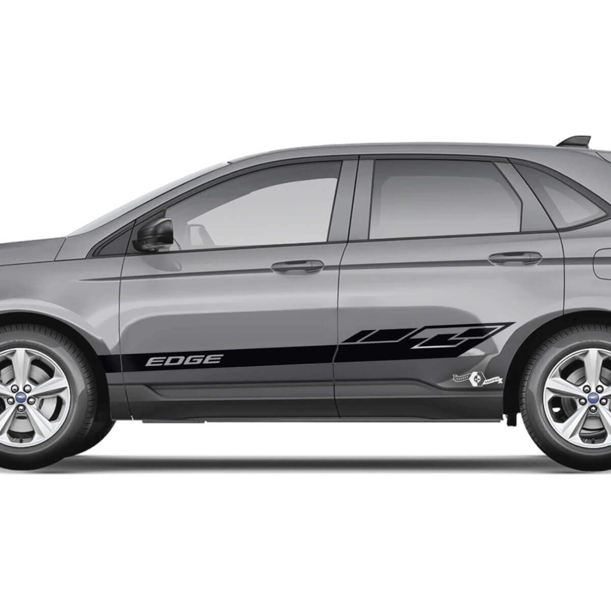 Side Door Racing Stripes Body Graphics Stickers 4 2x for Ford Edge