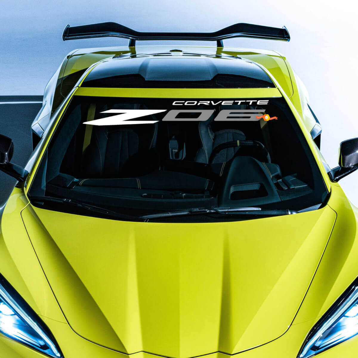 Chevrolet Chevy C8 Corvette Z06 Windshield Vinyl Decal Sticker 2 colors